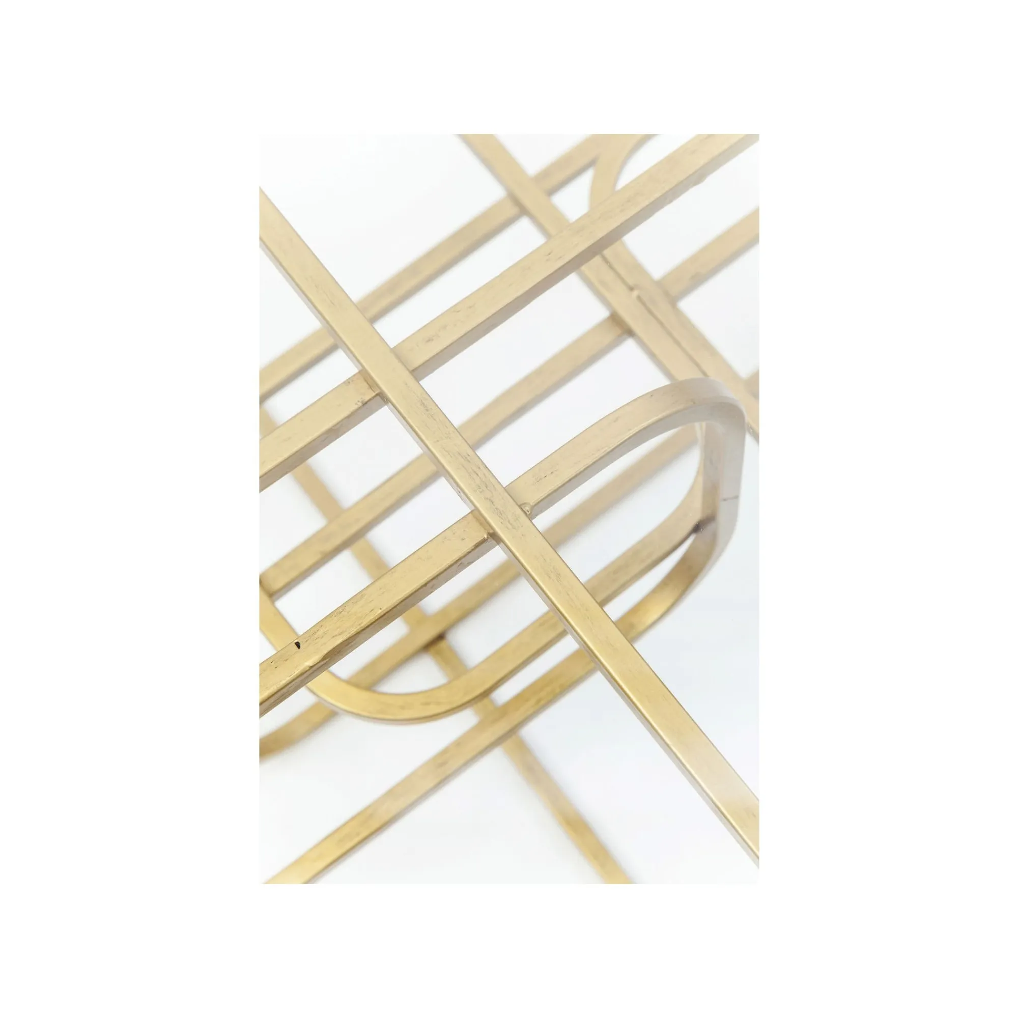 KARE Design Table Basse Meander 140x80cm Dorée ^ Table Basse