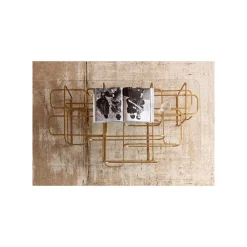 KARE Design Table Basse Meander 140x80cm Dorée ^ Table Basse