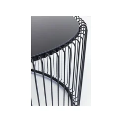 KARE Design Table Basse Ovale Wire 60x90cm Noire ^ Table Basse