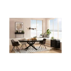 KARE Design Table Basse Ronde Wire 80cm Noire ^ Table Basse