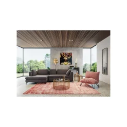 KARE Design Table Basse Ronde Wire 80cm Laiton ^ Table Basse