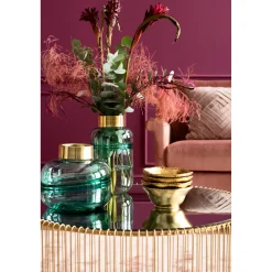KARE Design Table Basse Ronde Wire 80cm Laiton ^ Table Basse