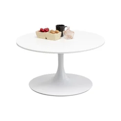KARE Design Table Basse Schickeria Blanche 80cm ^ Table Basse