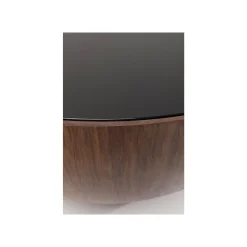KARE Design Table Basse Tear Drops 80cm Noyer ^ Table Basse