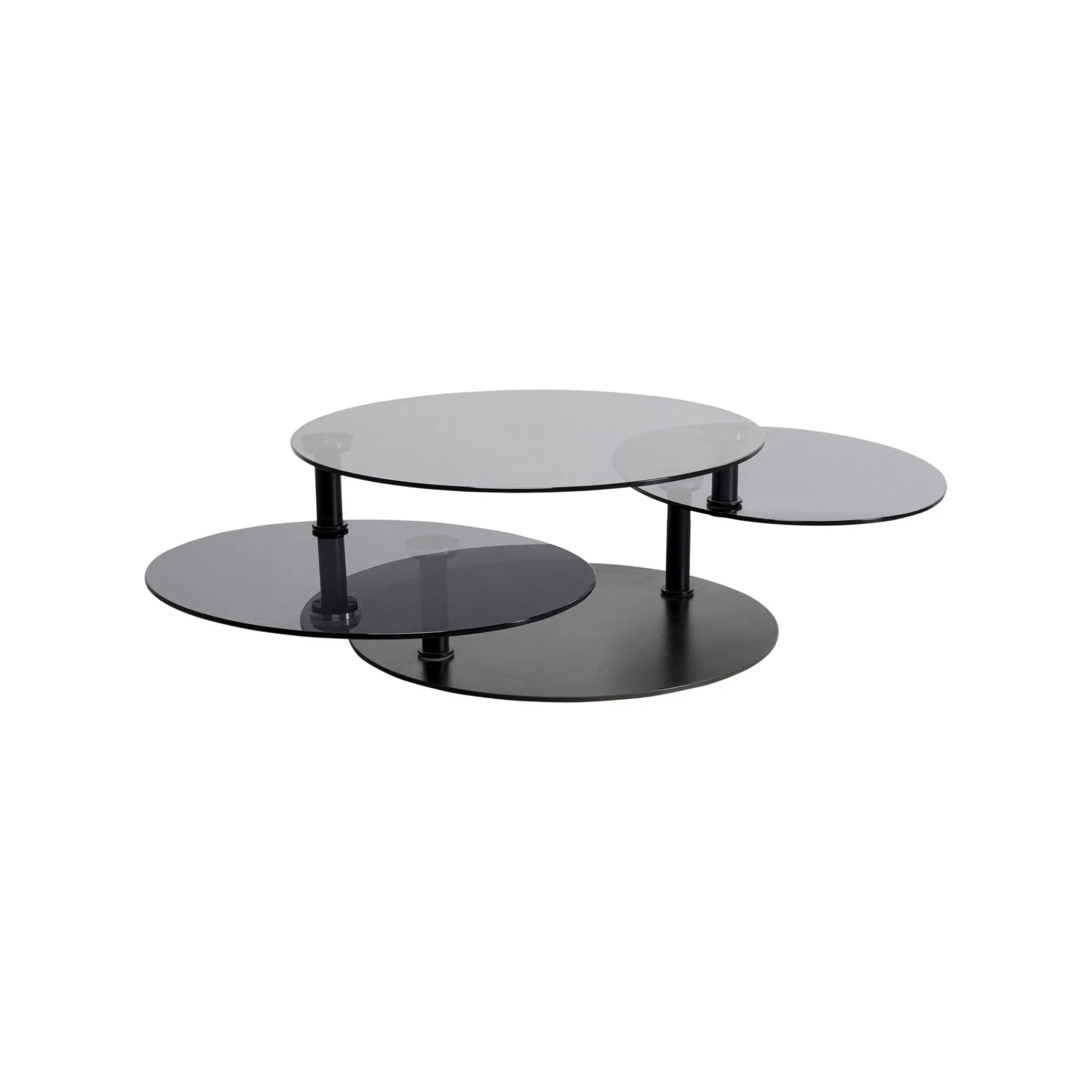 KARE Design Table Basse Twist Noire 90cm ^ Table Basse