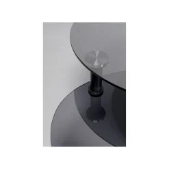 KARE Design Table Basse Twist Noire 90cm ^ Table Basse