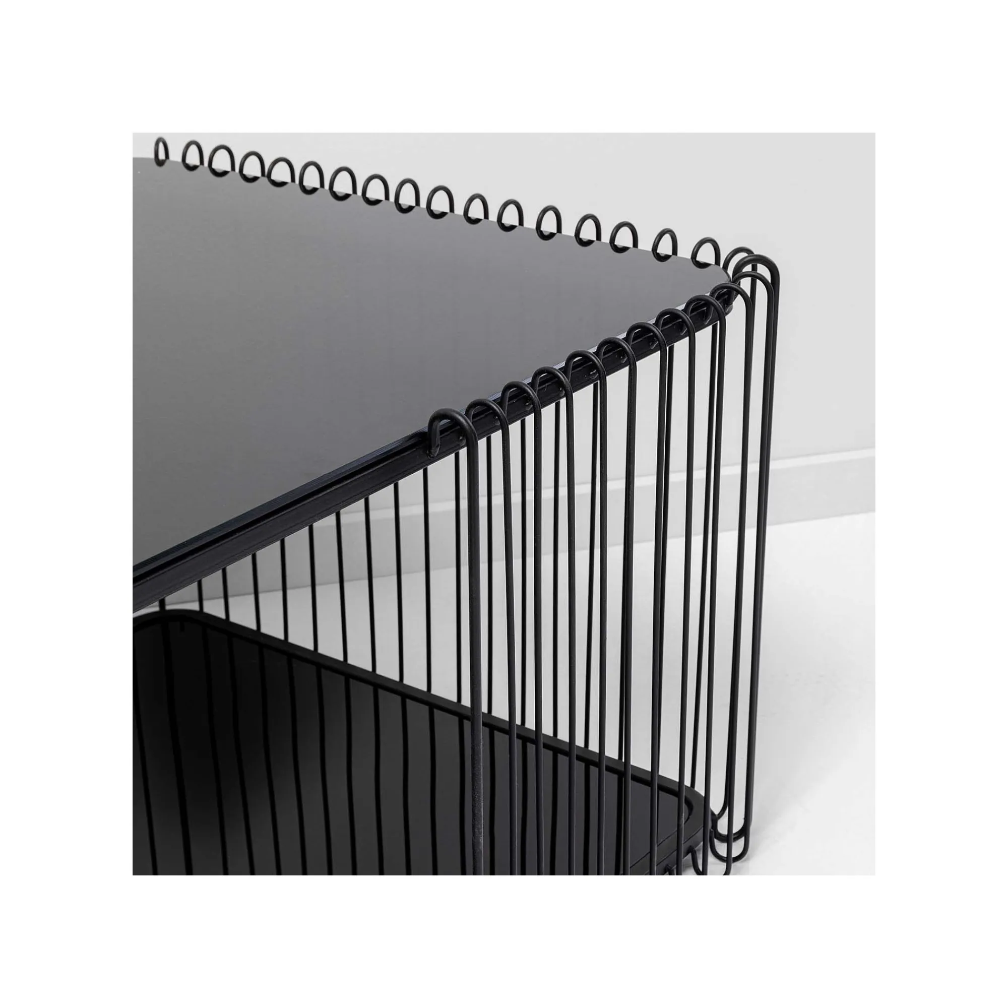 KARE Design Table Basse Wire Double 120x60cm Noire ^ Table Basse