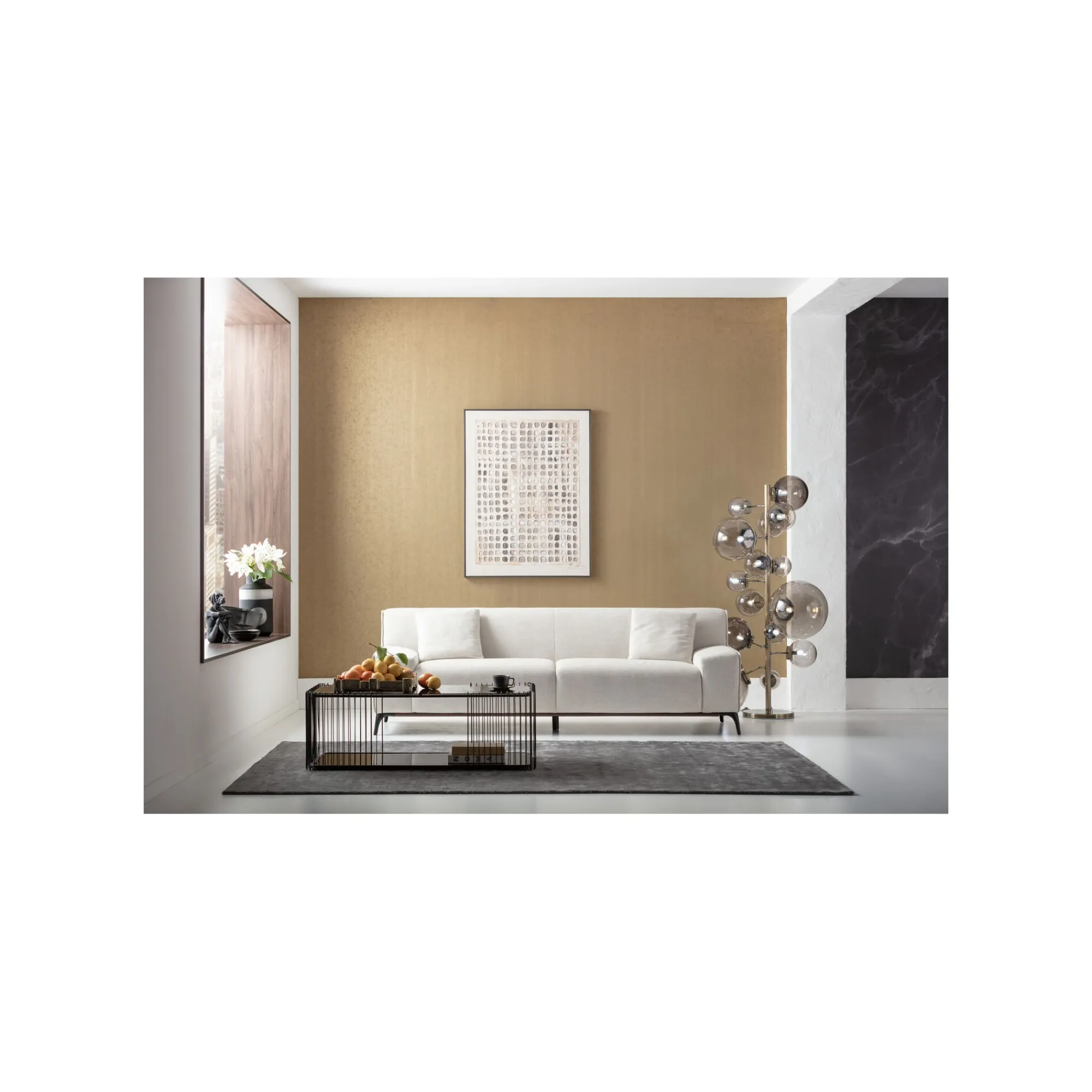 KARE Design Table Basse Wire Double 120x60cm Noire ^ Table Basse