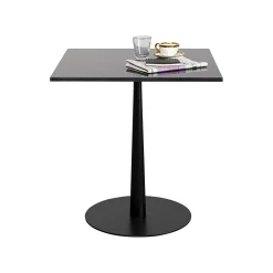 KARE Design Table Bistrot Capri Granit Noir 70x70cm ^ Table