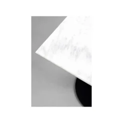 KARE Design Table Bistrot Capri Marbre Blanc 70x70cm ^ Table