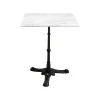 KARE Design Table Bistrot Carrée 60x60cm Marbre Blanc ^ Table