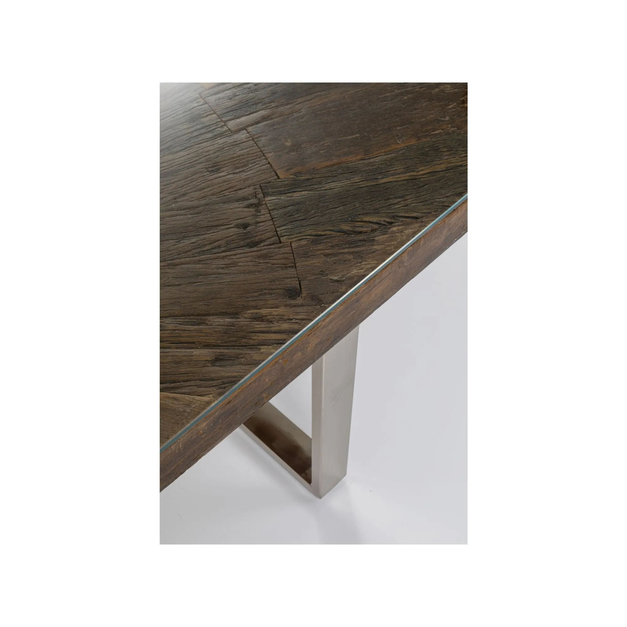 KARE Design Table Conley 180x90cm Pieds Chromés ^ Table