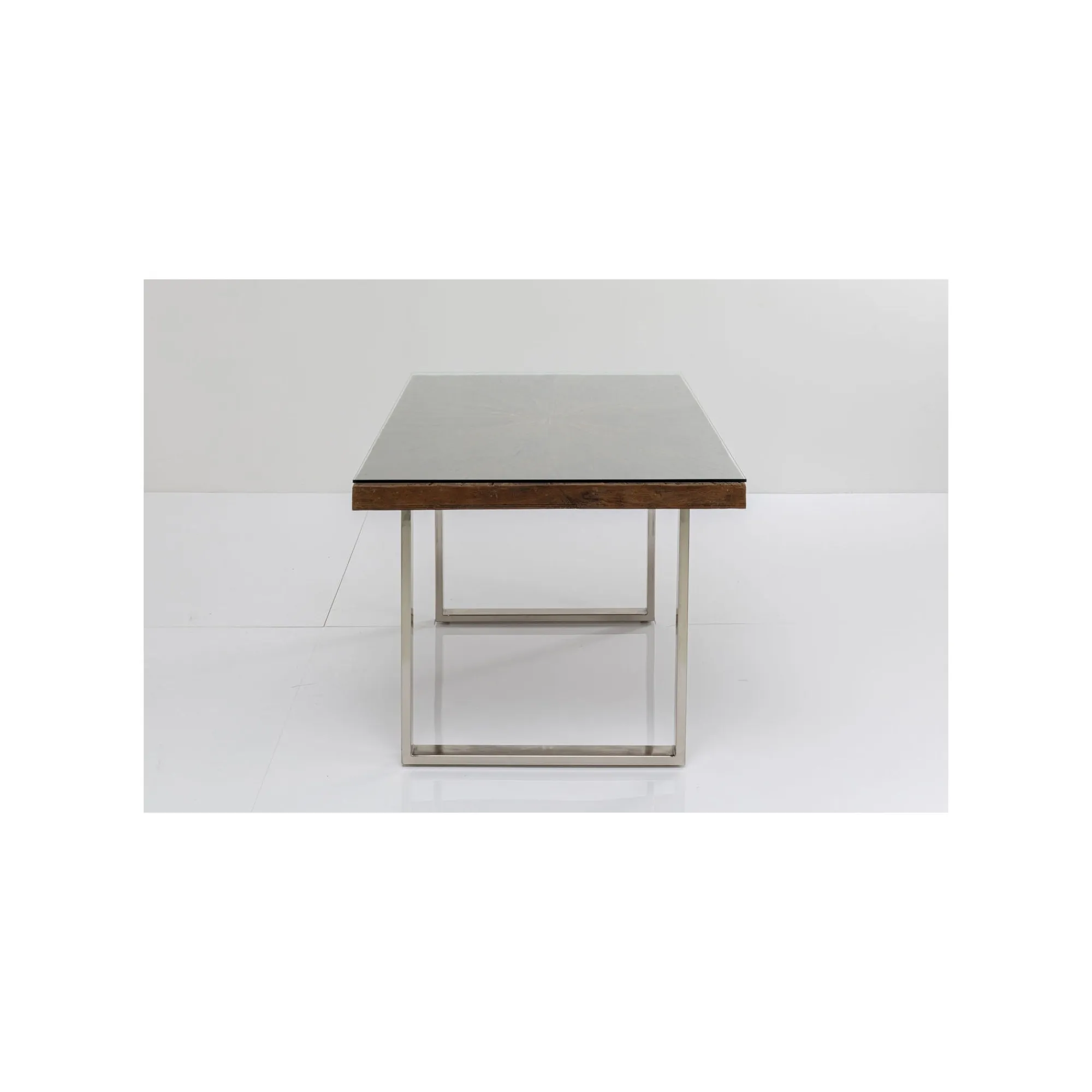 KARE Design Table Conley 180x90cm Pieds Chromés ^ Table