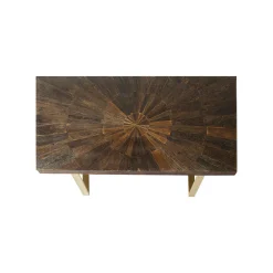KARE Design Table Conley 180x90cm Pieds Laiton ^ Table