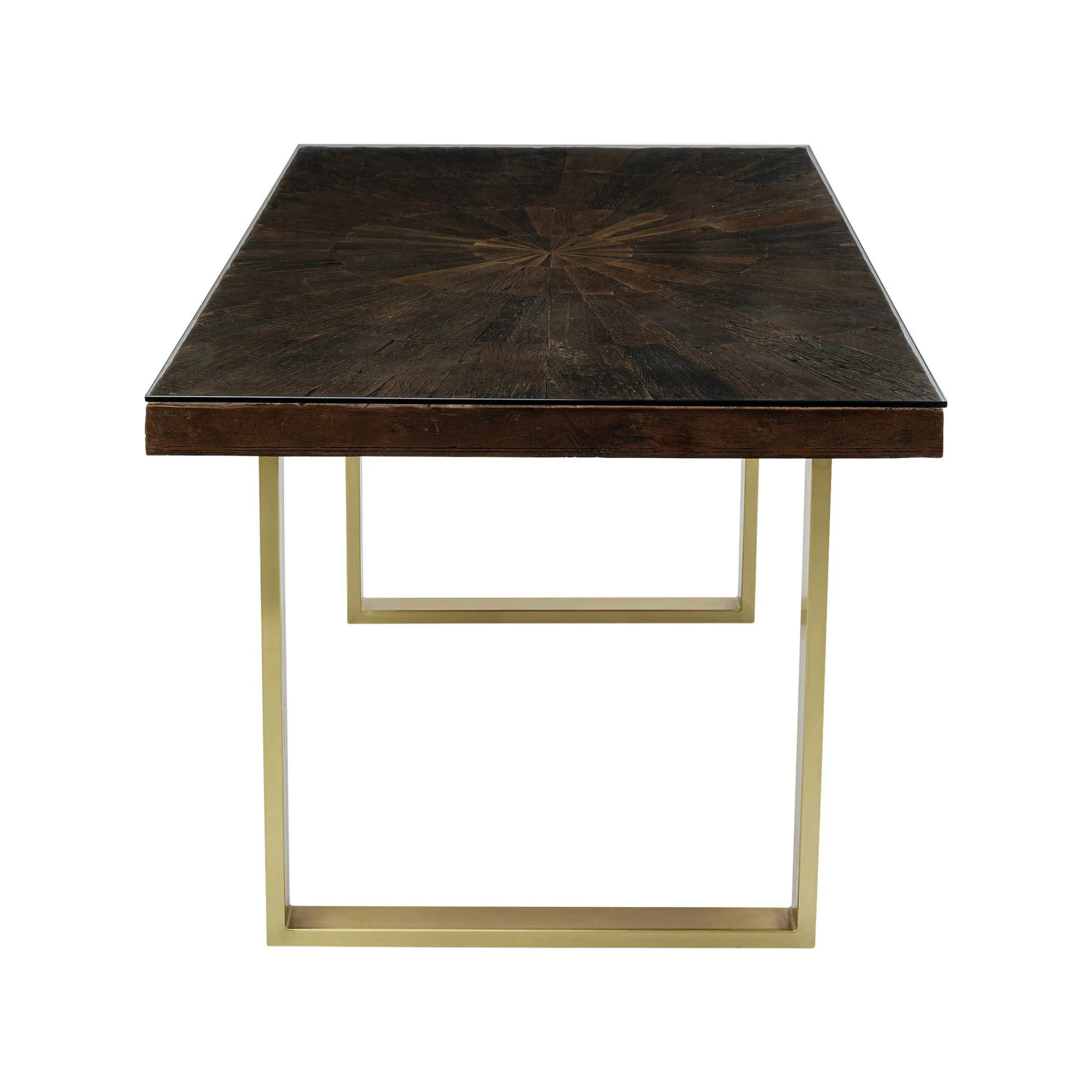 KARE Design Table Conley 180x90cm Pieds Laiton ^ Table