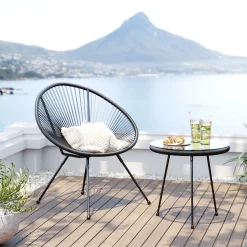 KARE Design Table D'appoint Acapulco 50cm Noire ^ Table D'Appoint & De Chevet