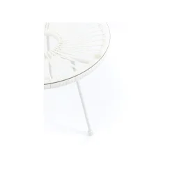 KARE Design Table D'appoint Acapulco 50cm Blanche ^ Table D'Appoint & De Chevet
