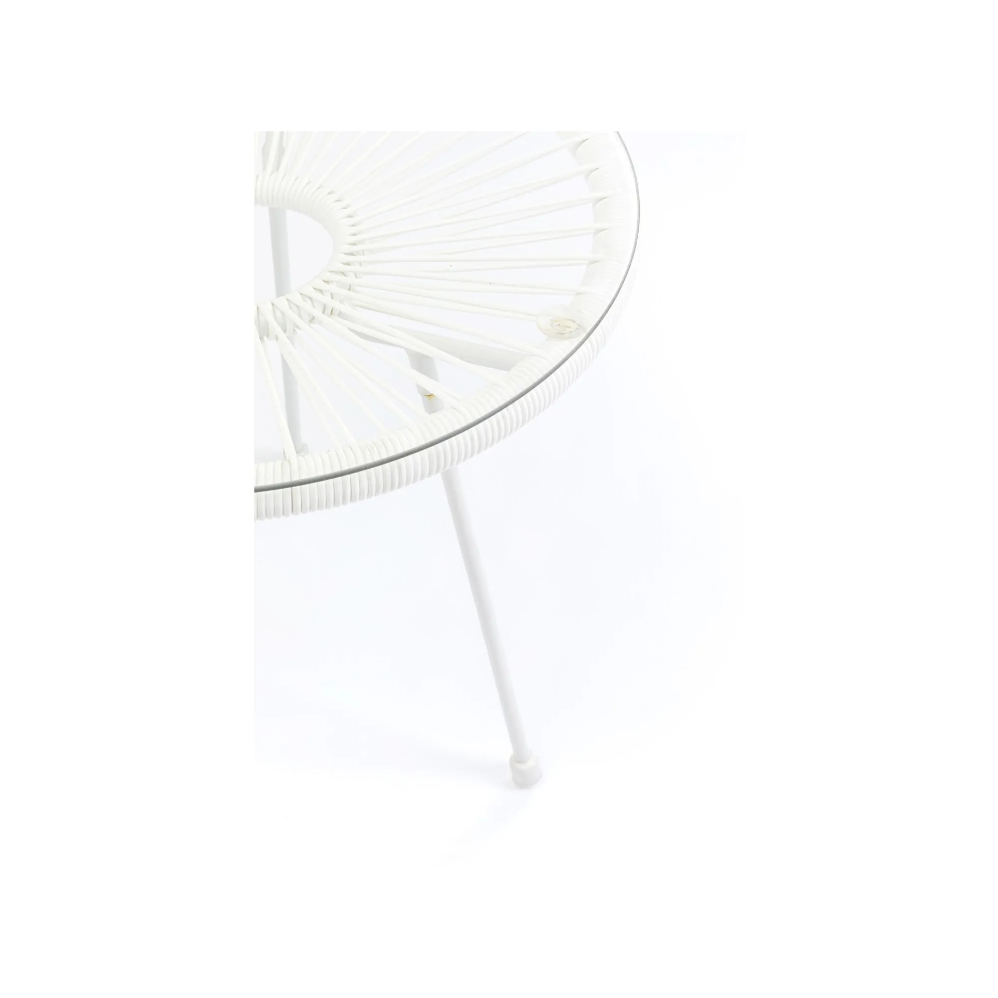 KARE Design Table D'appoint Acapulco 50cm Blanche ^ Table D'Appoint & De Chevet