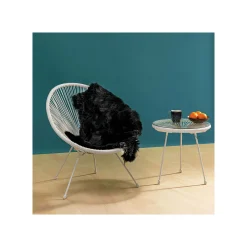 KARE Design Table D'appoint Acapulco 50cm Blanche ^ Table D'Appoint & De Chevet