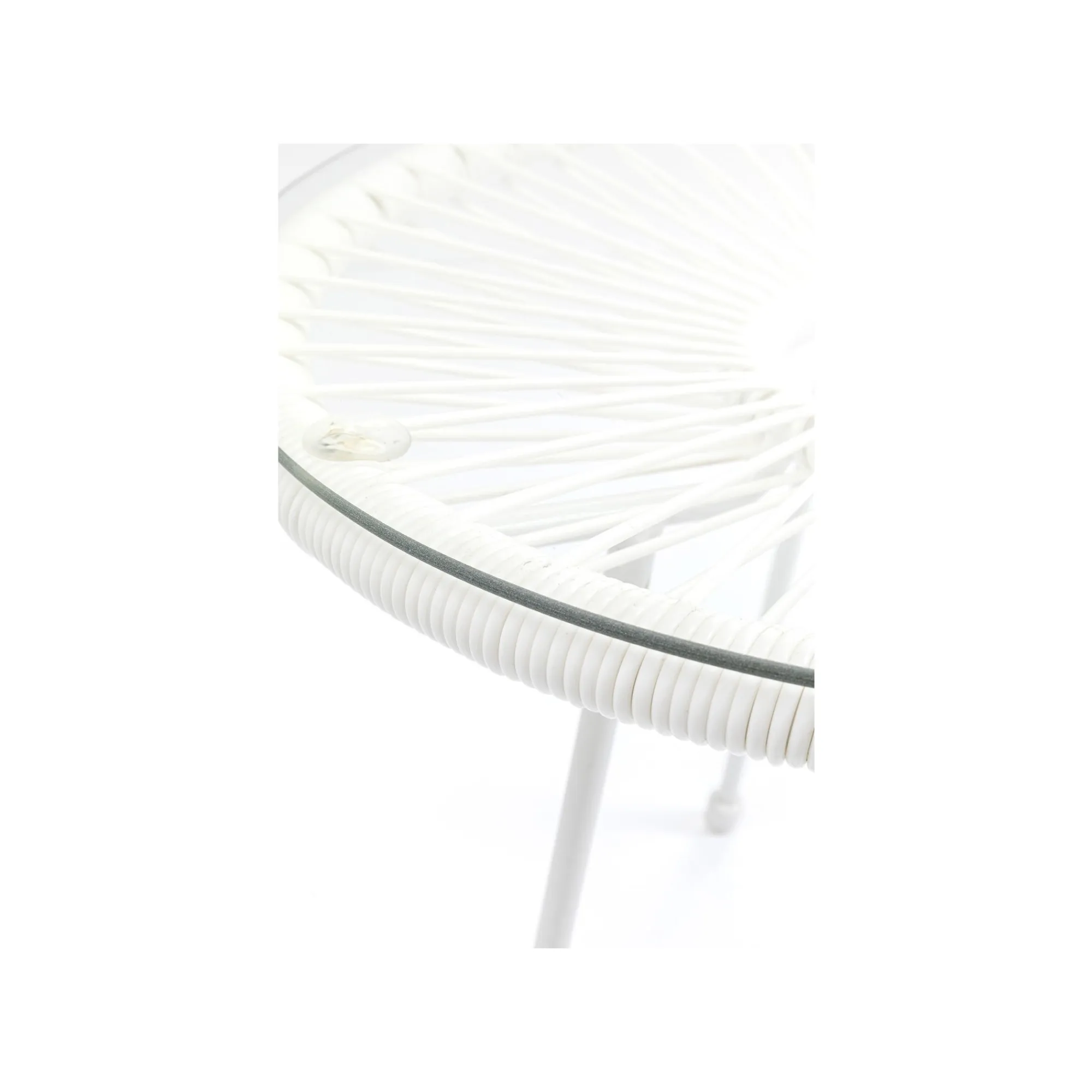 KARE Design Table D'appoint Acapulco 50cm Blanche ^ Table D'Appoint & De Chevet