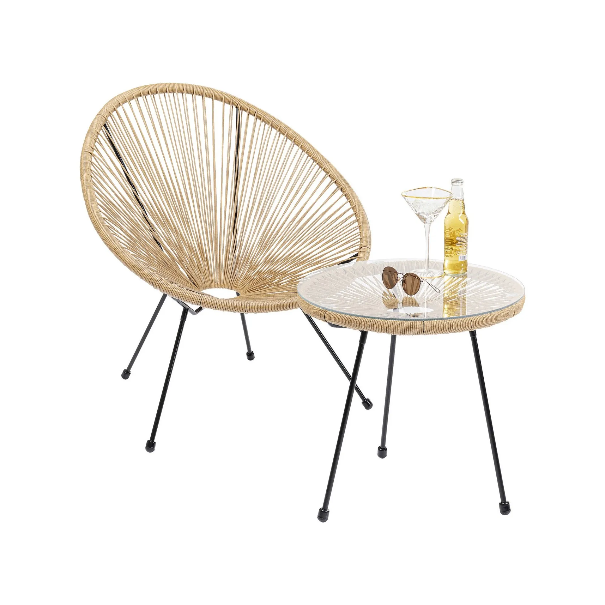KARE Design Table D'appoint Acapulco 50cm Nature ^ Table D'Appoint & De Chevet