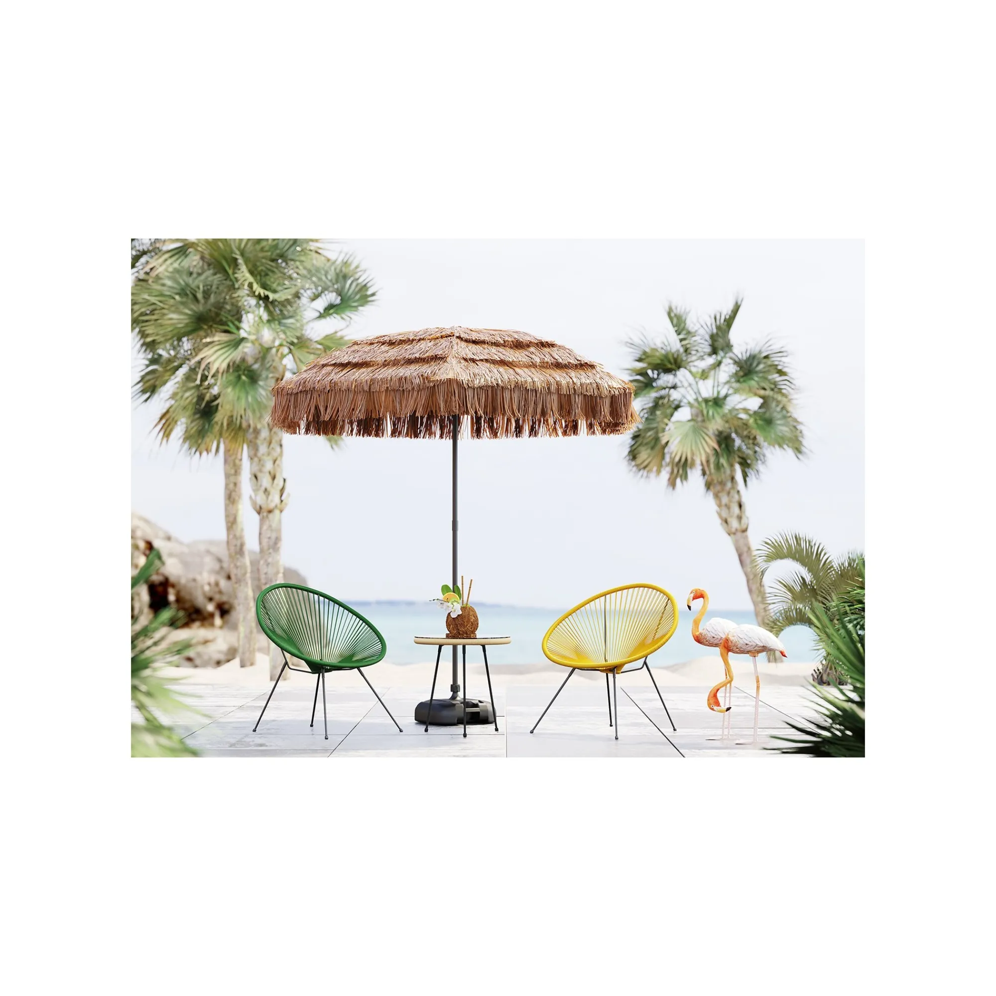 KARE Design Table D'appoint Acapulco 50cm Nature ^ Table D'Appoint & De Chevet