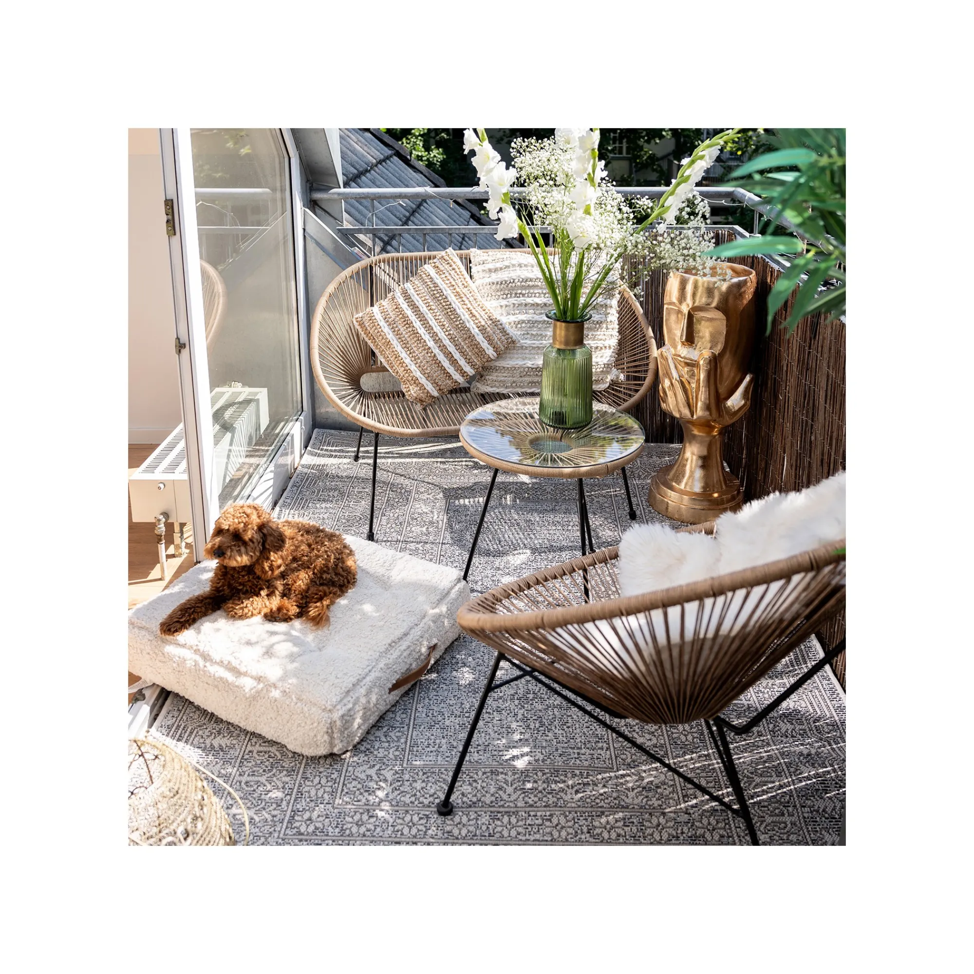 KARE Design Table D'appoint Acapulco 50cm Nature ^ Table D'Appoint & De Chevet