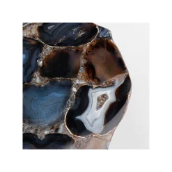 KARE Design Table D'appoint Agate Bleue 25cm ^ Table D'Appoint & De Chevet