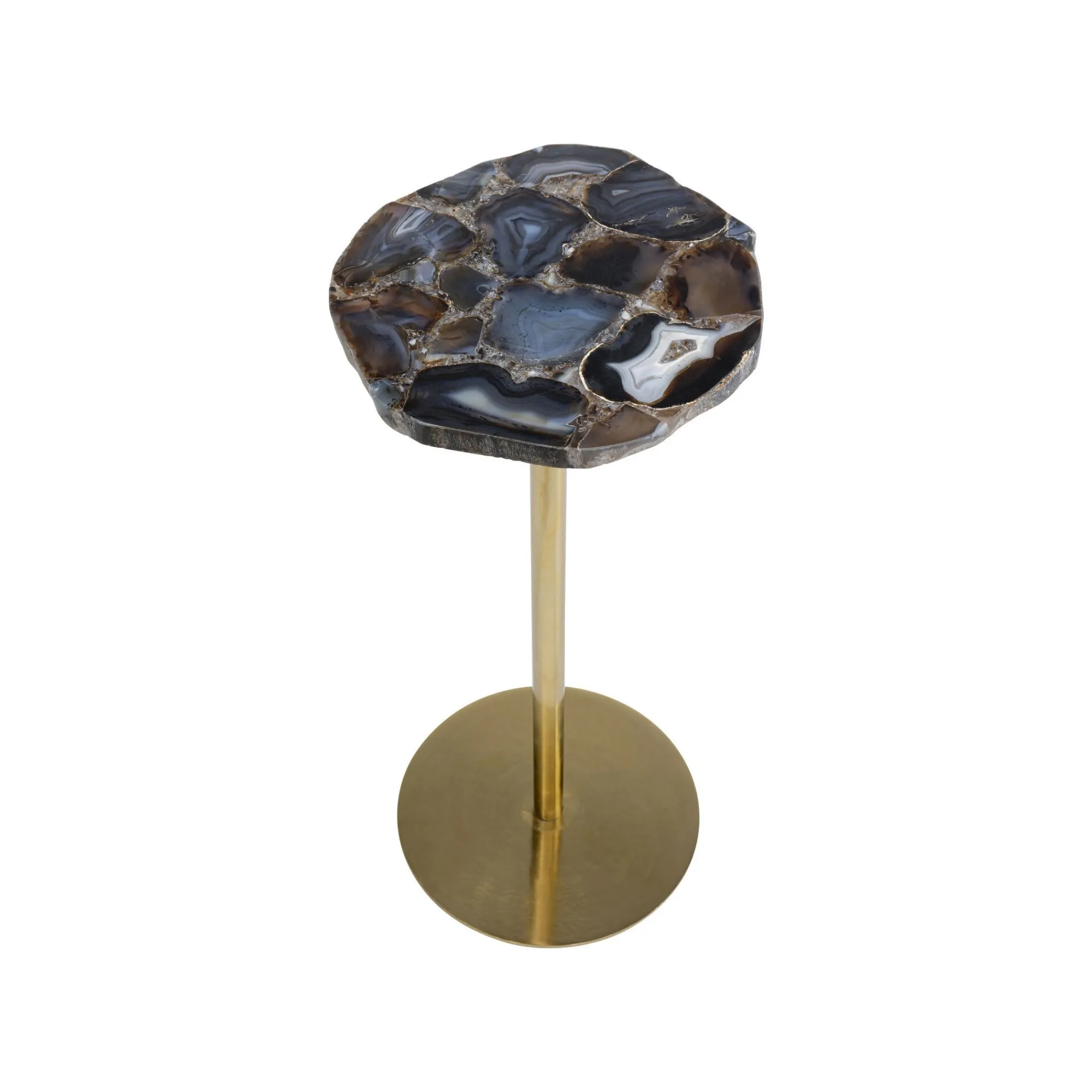 KARE Design Table D'appoint Agate Bleue 25cm ^ Table D'Appoint & De Chevet