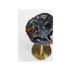 KARE Design Table D'appoint Agate Bleue 25cm ^ Table D'Appoint & De Chevet