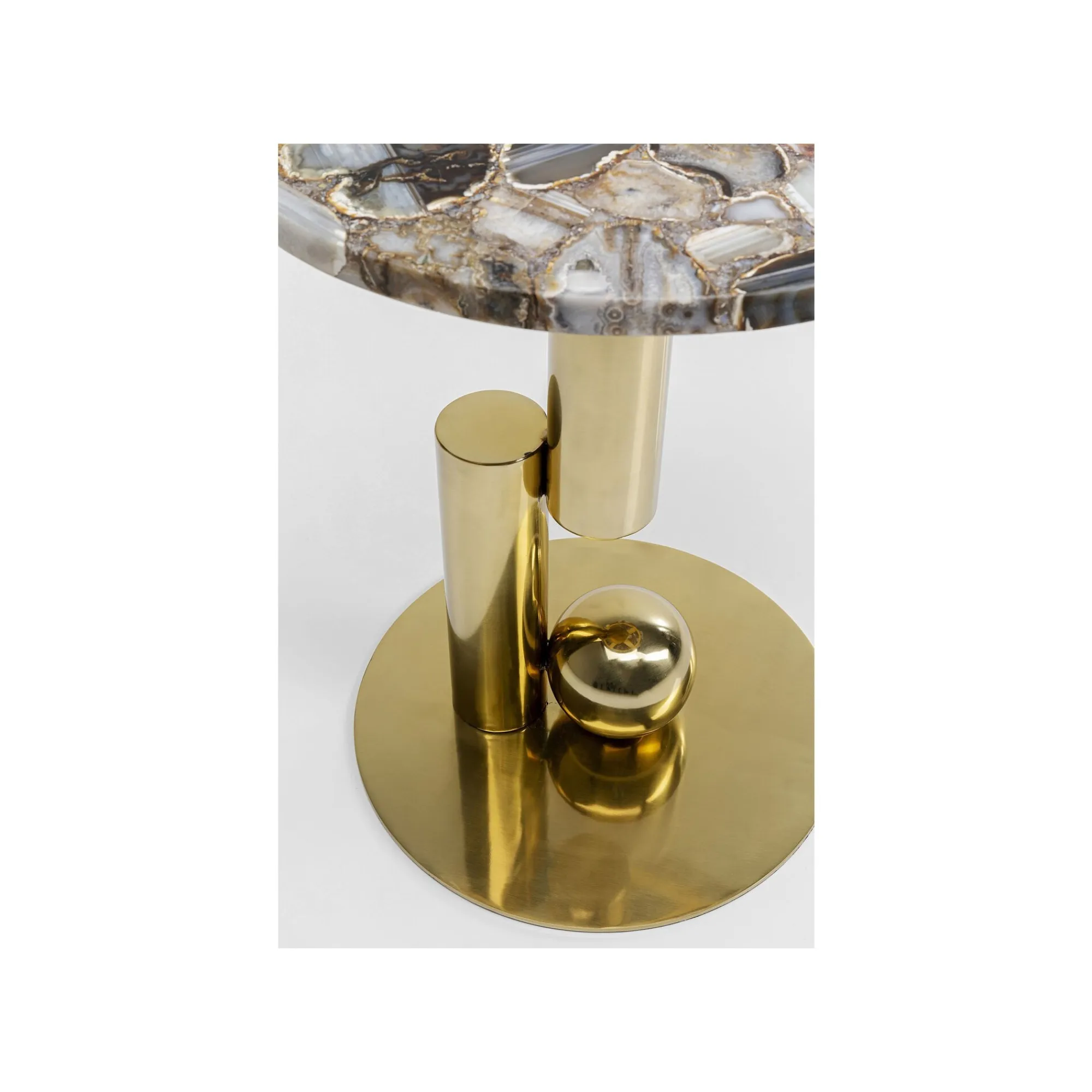 KARE Design Table D'appoint Agate Cut 46cm ^ Table D'Appoint & De Chevet