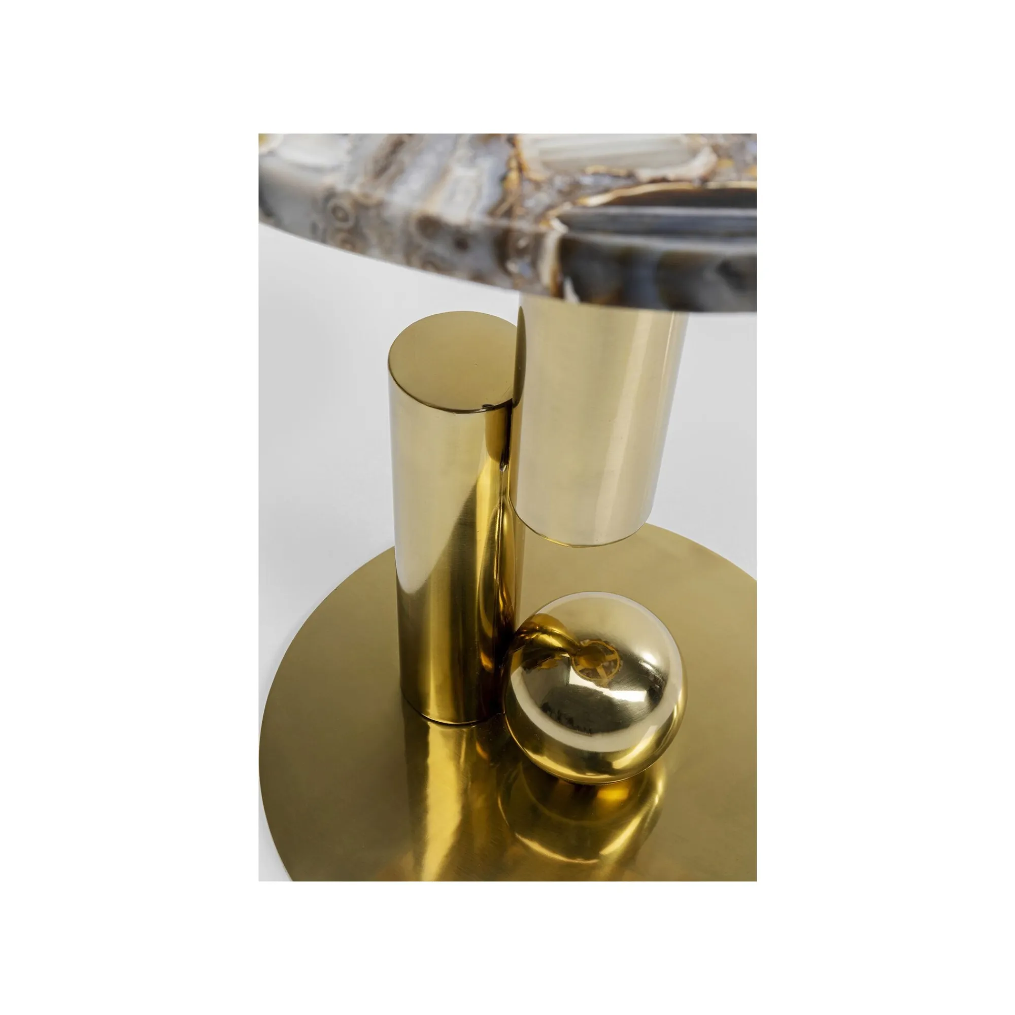 KARE Design Table D'appoint Agate Cut 46cm ^ Table D'Appoint & De Chevet