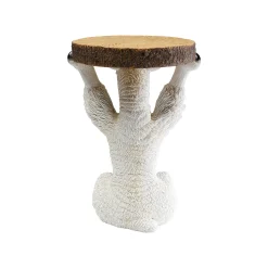 KARE Design Table D'appoint Animal Alpaca Blanc ^ Table D'Appoint & De Chevet
