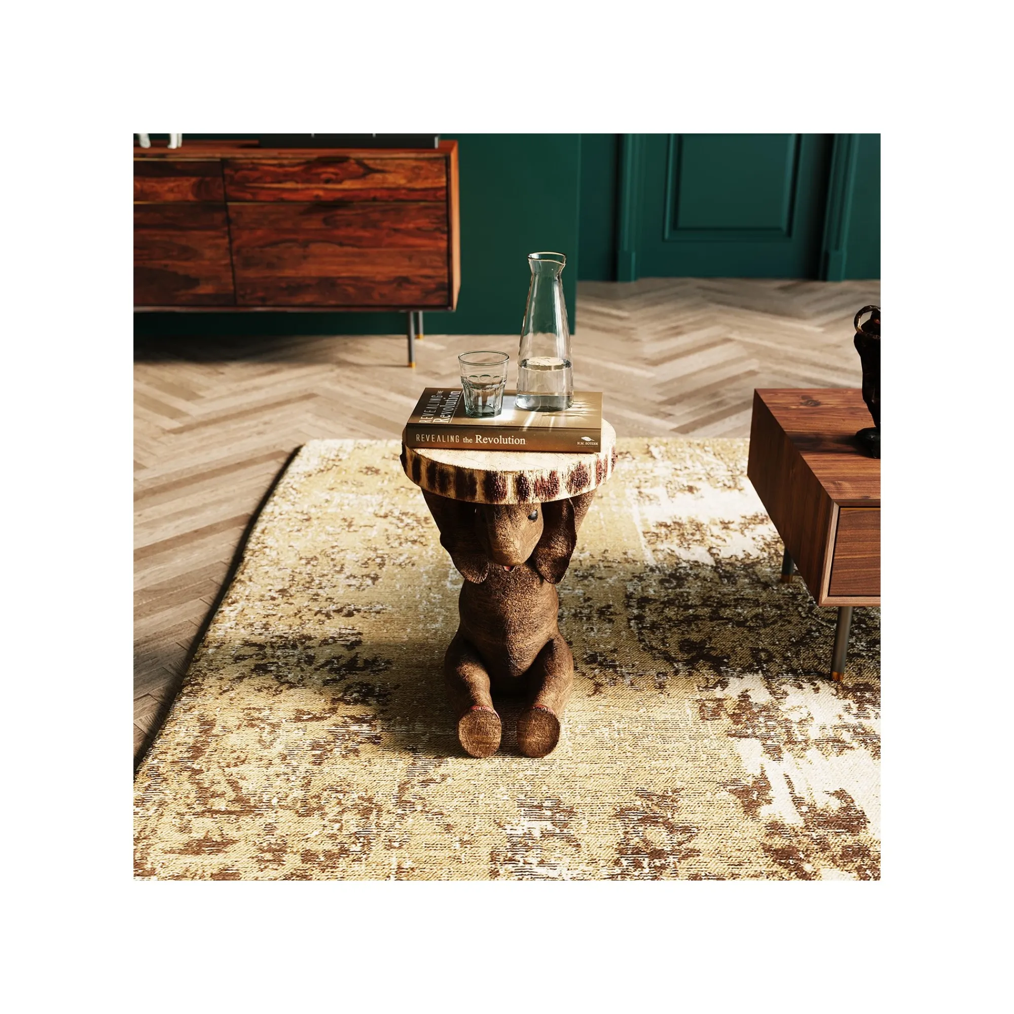 KARE Design Table D'appoint Animal Éléphant ^ Table D'Appoint & De Chevet