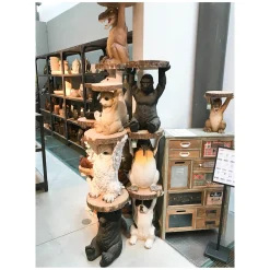 KARE Design Table D'appoint Animal Ours Noir ^ Table D'Appoint & De Chevet