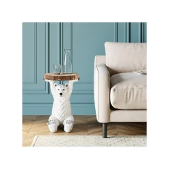 KARE Design Table D'appoint Animal Ours Polaire ^ Table D'Appoint & De Chevet