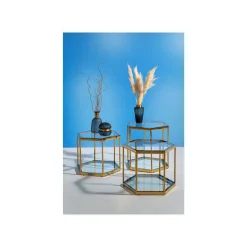 KARE Design Table D'appoint Comb Dorée ^ Table D'Appoint & De Chevet