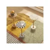 KARE Design Table D'appoint Domero Geo 25cm Marron Et Dorée ^ Table D'Appoint & De Chevet