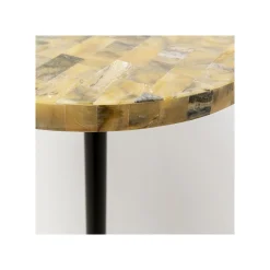 KARE Design Table D'appoint Domero Mosaic 25cm Marron ^ Table D'Appoint & De Chevet