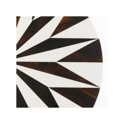 KARE Design Table D'appoint Domero Star 40cm Marron Et Blanche ^ Table D'Appoint & De Chevet