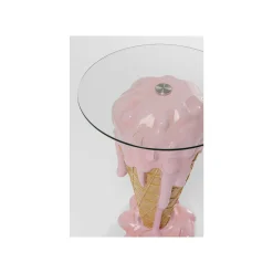 KARE Design Table D'appoint Glace Rose 48cm ^ Table D'Appoint & De Chevet