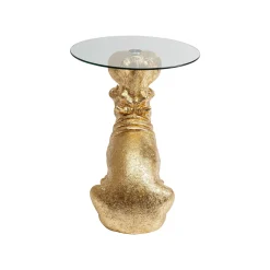 KARE Design Table D'appoint Hippopotame Doré ^ Table D'Appoint & De Chevet