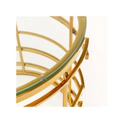 KARE Design Table D'appoint Jupiter 55cm Dorée ^ Table D'Appoint & De Chevet