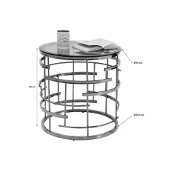 KARE Design Table D'appoint Jupiter 55cm Dorée ^ Table D'Appoint & De Chevet