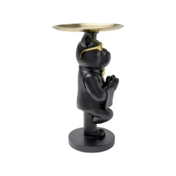 KARE Design Table D'appoint Majordome Bouledogue Noir ^ Table D'Appoint & De Chevet