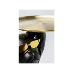 KARE Design Table D'appoint Majordome Bouledogue Noir ^ Table D'Appoint & De Chevet