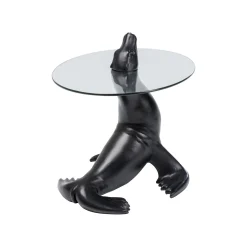 KARE Design Table D'appoint Otarie Noire 50cm ^ Table D'Appoint & De Chevet
