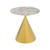 KARE Design Table D'appoint Rita 50cm Dorée ^ Table D'Appoint & De Chevet