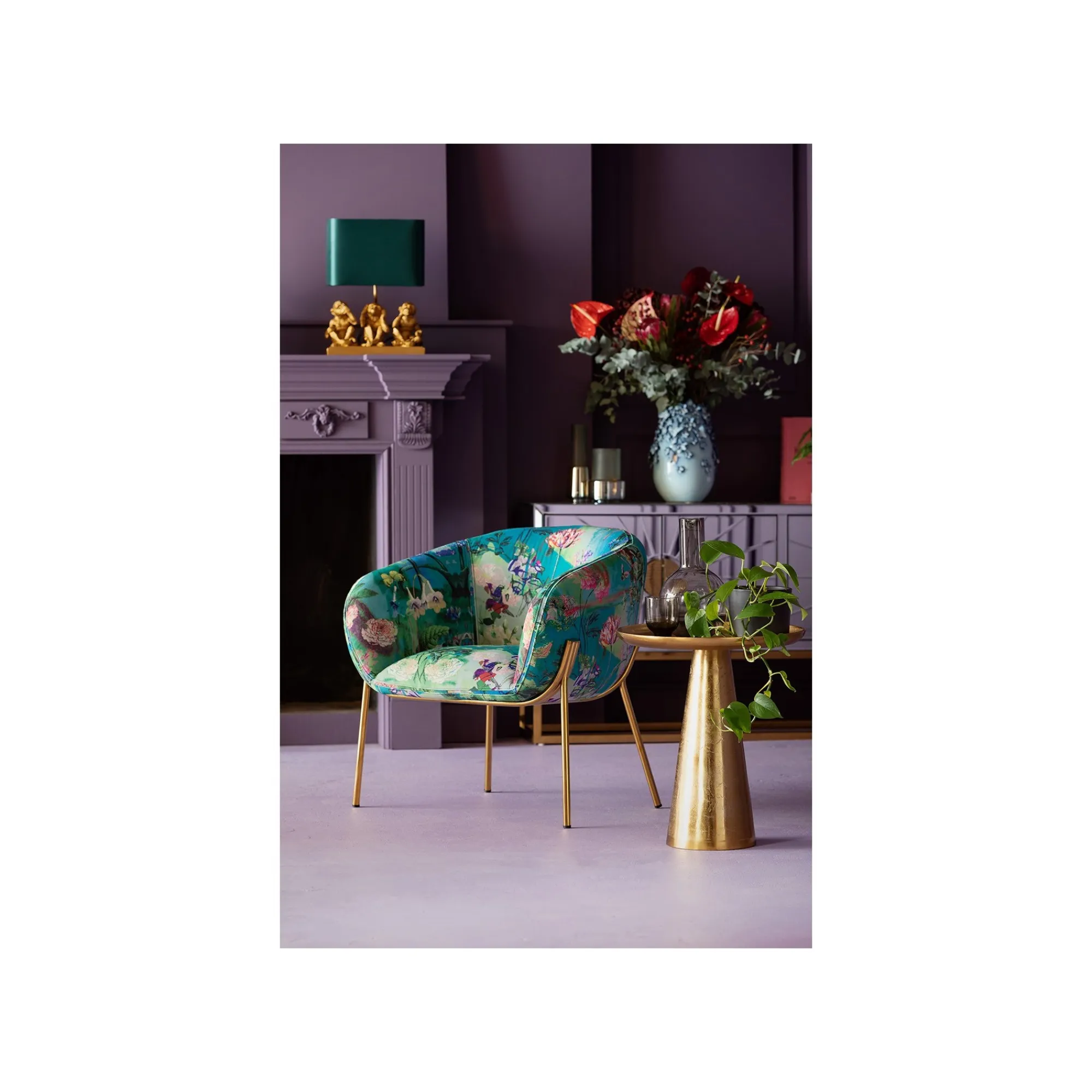 KARE Design Table D'appoint Uno Dorée 45cm ^ Table D'Appoint & De Chevet
