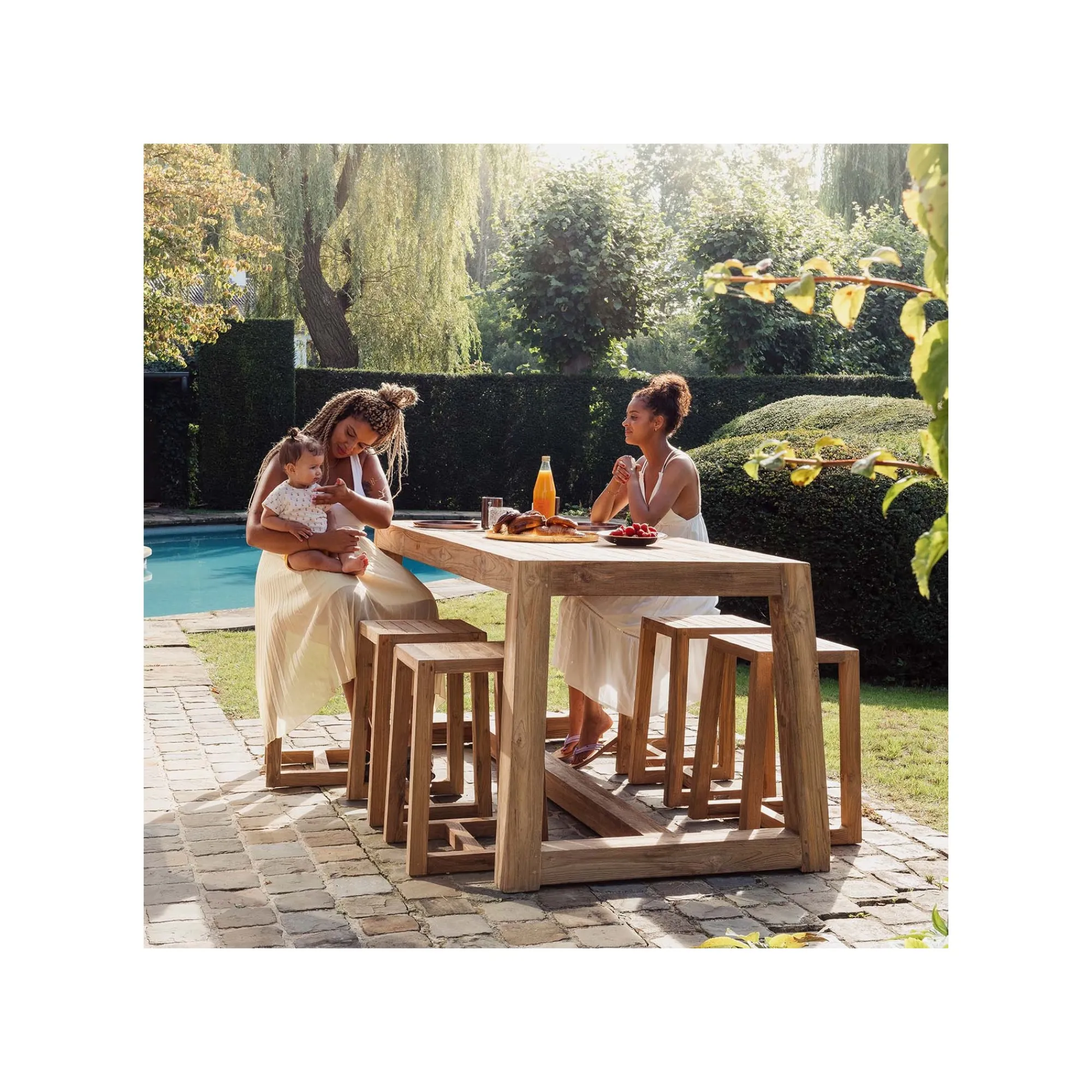 KARE Design Table De Bar De Jardin Hermosa 180x90cm Gescova^ Bar & Tabouret De Bar